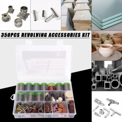 350pcs Grinding Sanding Wheel Polishing Rotary Tool Accessory Kit Set - Image 10