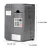 220V Single Phase Variable Frequency Drive VFD Speed Controller for 3 Phase 1.5kW AC Motor - Image 2