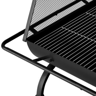 Grillz Fire Pit BBQ Grill Outdoor Fireplace Steel - Image 3