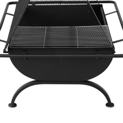 Grillz Fire Pit BBQ Grill Outdoor Fireplace Steel - Image 4