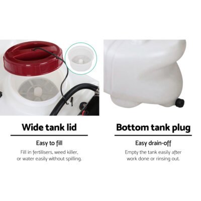 Giantz Weed Sprayer 60L 1.5M Fixed Boom Garden Spray - Image 4
