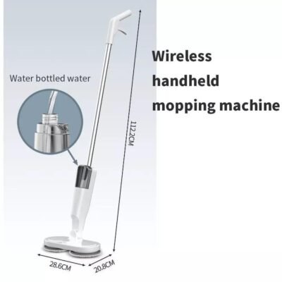 Cordless Electric spin 6Mops Cleaner 5In1 Floor Polisher Sweeper Washer Scrubber - Image 6
