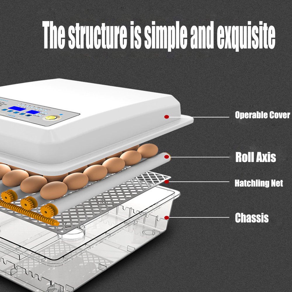 16 Egg Incubator Fully Automatic Digital Thermostat Chicken Eggs Poultry - Image 2