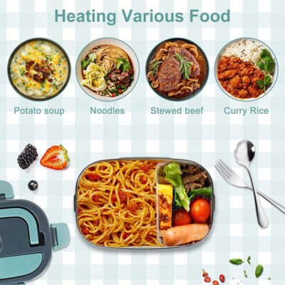 Electric Lunch Box Food Warmer Portable Leakproof Food Heater Car Home Picnic - Image 9