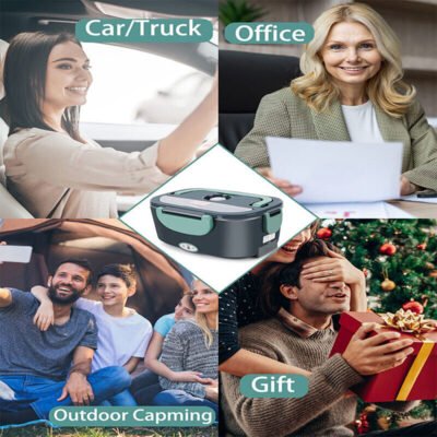 Electric Lunch Box Food Warmer Portable Leakproof Food Heater Car Home Picnic - Image 10