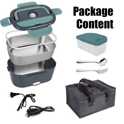 Electric Lunch Box Food Warmer Portable Leakproof Food Heater Car Home Picnic - Image 12