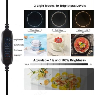 40CM Portable Photo Studio LED Light Tent Bar Cube Soft Box Room Photography - Image 6