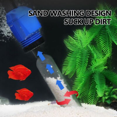 Electric Aquarium Fish Tank Cleaner Water Exchanger Siphon Vacuum Sand Cleaner - Image 6