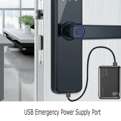Digital Smart Door Lock Fingerprint APP Key Card Password Electronic Home Lock - Image 2