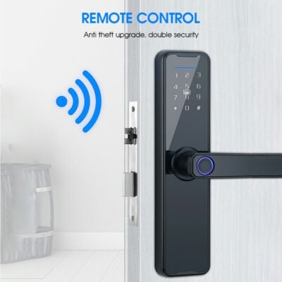 Digital Smart Door Lock Fingerprint APP Key Card Password Electronic Home Lock - Image 3