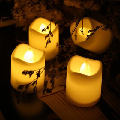 48PCS Flameless LED Tea Light Tealight Candle Wedding Decoration - Image 4