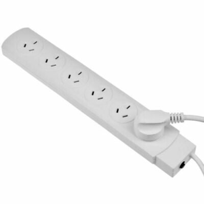 6 Outlet Power Board With Surge Protection 1M Lead Cable - Image 2