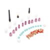 49PCS TIG Welding Torch Gas Lens #10 Glass Cup Kit for WP-17/18/26 - Image 7
