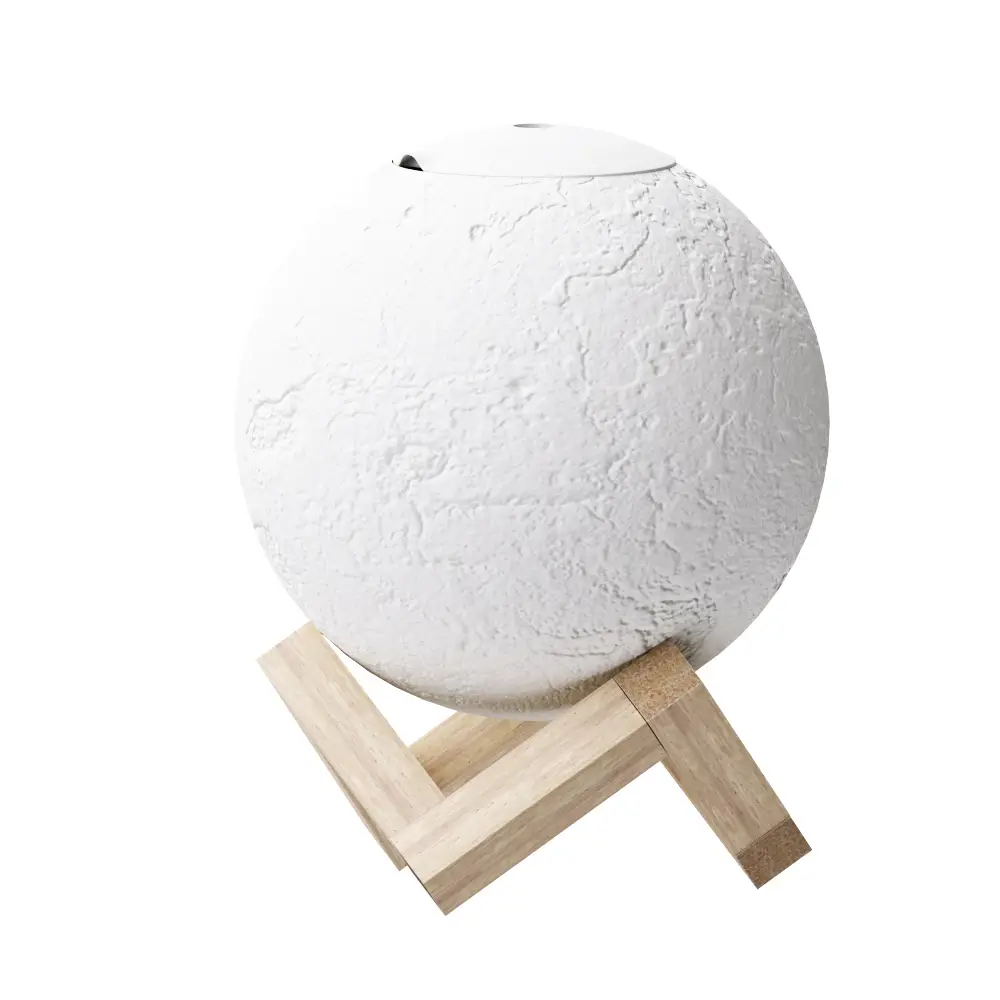 Devanti Aroma Diffuser Aromatherapy Moon Lamp 880ml - Image 3